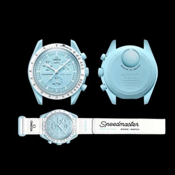 未使用級★美品★オメガ スウォッチ 腕時計 MISSION TO URANUS 楽天市場】Swatch Omega Mission to Uranus スウォッチ × オメガ